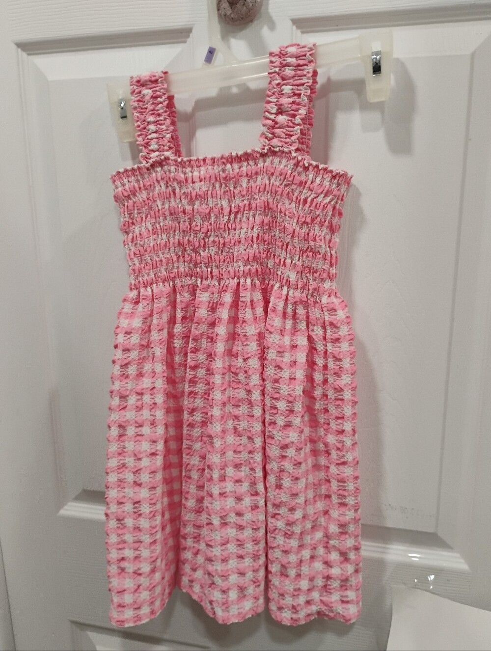 🩷3/$21...Pink gingham dress size 4-5T